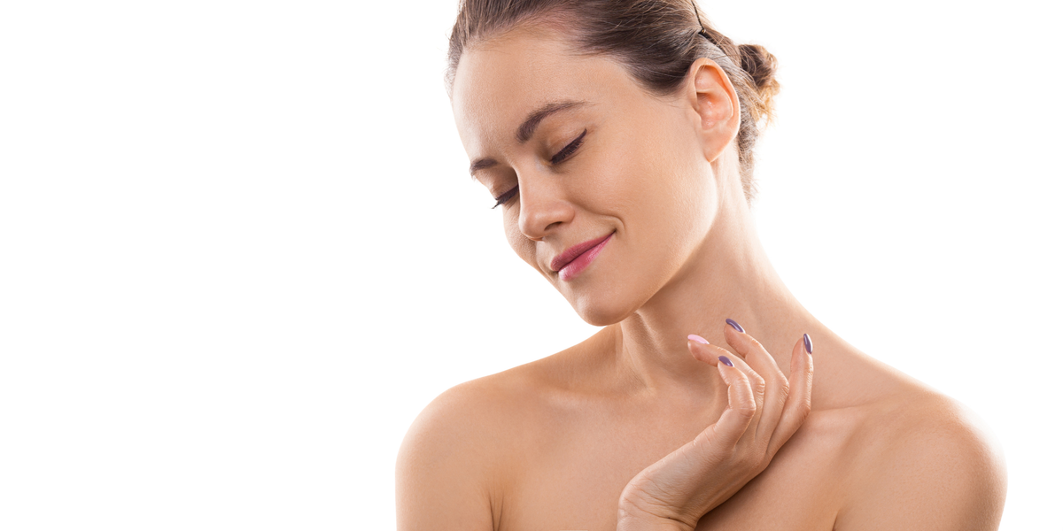 Person in a confident, comfortable moment, representing intimacy and body confidence in your 40s