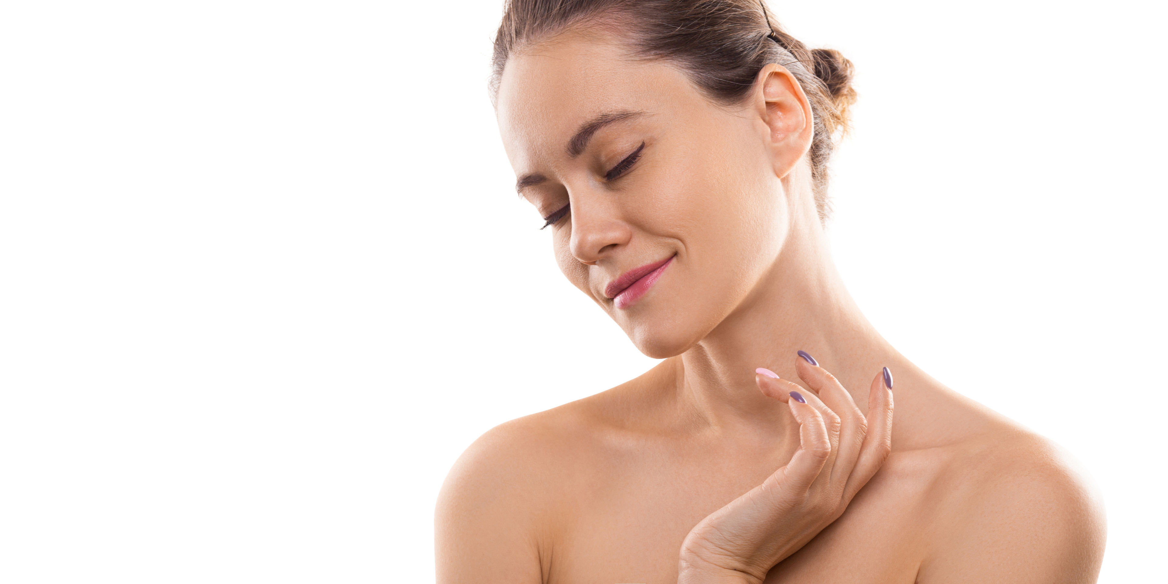 Person in a confident, comfortable moment, representing intimacy and body confidence in your 40s