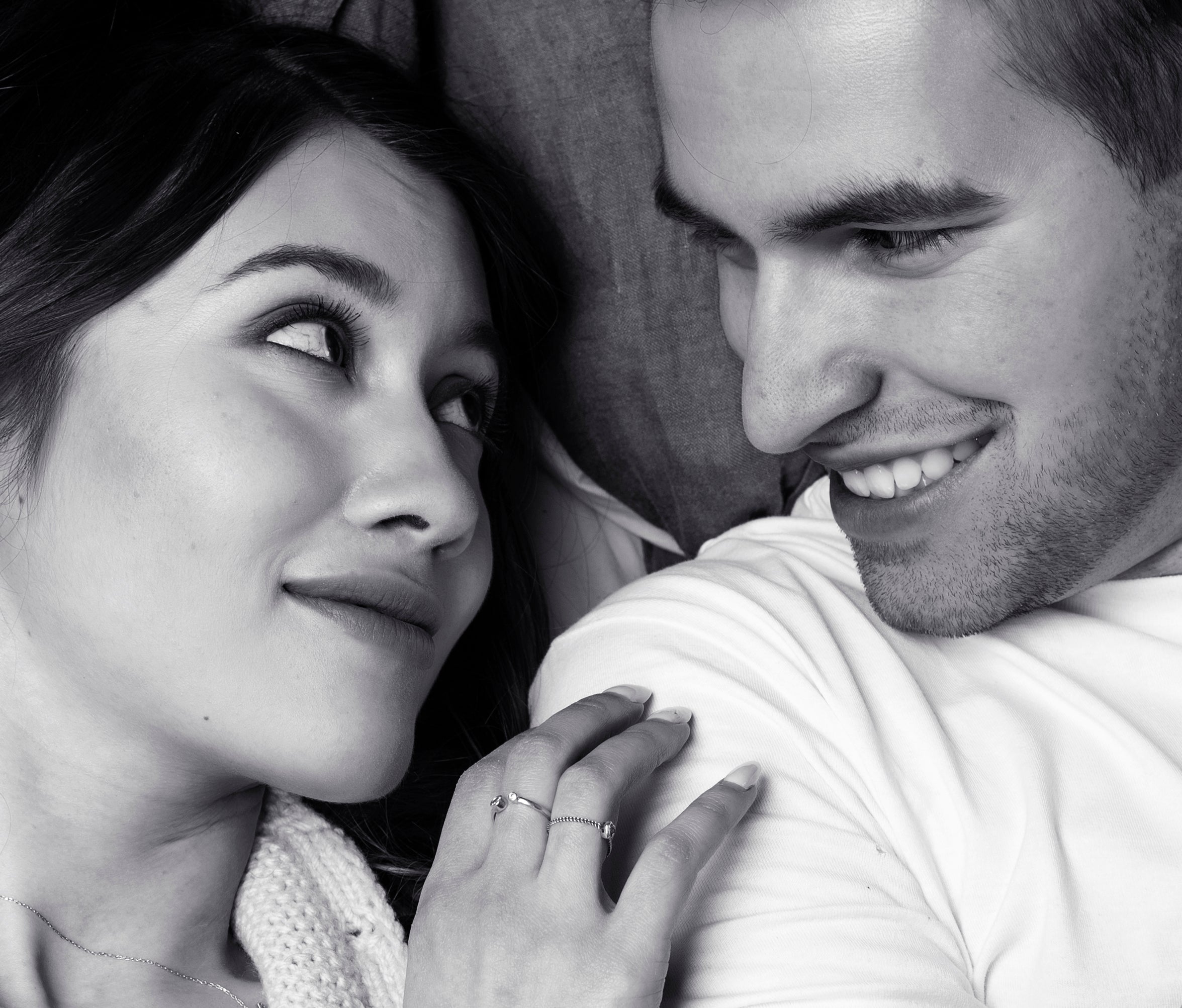 Couple sharing a quiet, everyday moment together, representing realistic intimacy rituals