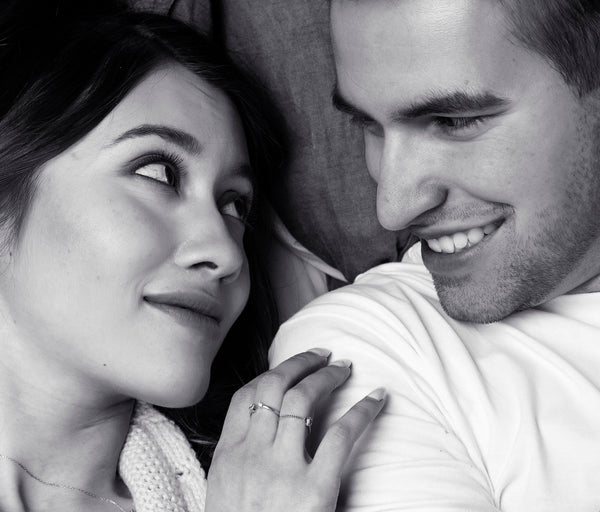 Couple sharing a quiet, everyday moment together, representing realistic intimacy rituals