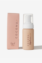 Coconu Refresh intimate wash pump bottle beside its pink carton