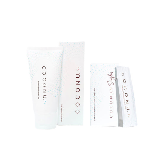 sexual wellness stocking stuffers coconu water based lubricant bundle